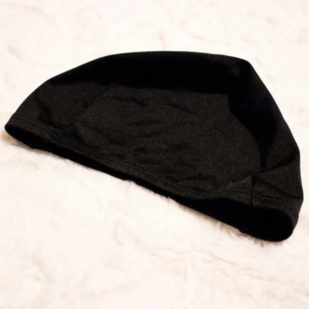 Water Gear Black Lycra Swim Cap
